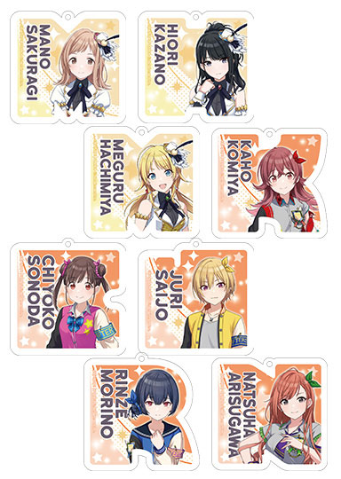 アイドルマスター シャイニーカラーズ アクリルイニシャルキーチェーン Vol.1　8個入りBOX[一二三書房]《在庫切れ》