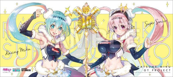 初音ミク レーシングVer.2018 マイクロファイバースポーツタオル
