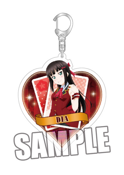 ラブライブ！サンシャイン！！ アクリルキーホルダー「黒澤ダイヤ」マジシャンVer.[ブロッコリー]《在庫切れ》