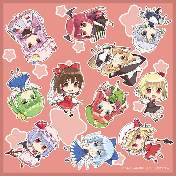 東方Project マイクロファイバーハンカチ 幻想郷SDコレクション