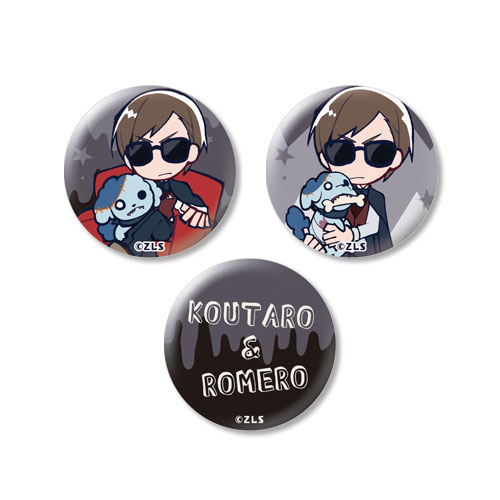ゾンビランドサガ 缶バッジセット 08.巽幸太郎＆ロメロ[empty]《在庫切れ》