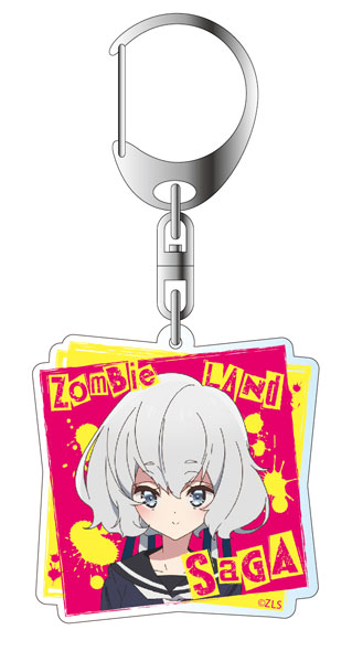 ゾンビランドサガ アクリルキーホルダー 紺野純子 アイドルver