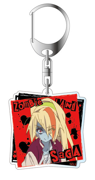 ゾンビランドサガ アクリルキーホルダー 二階堂サキ ゾンビィver