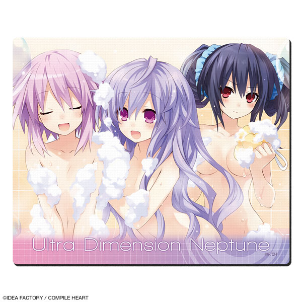 ネプテューヌシリーズ ラバーマウスパッド デザイン01(ネプテューヌ＆ノワール＆プルルート)[ライセンスエージェント]《在庫切れ》