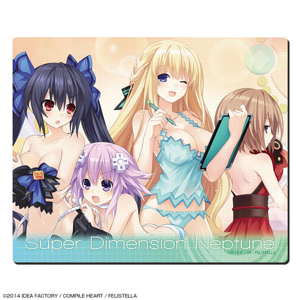 ネプテューヌシリーズ ラバーマウスパッド デザイン03(ネプテューヌ＆ノワール＆ブラン＆ベール)[ライセンスエージェント]《在庫切れ》