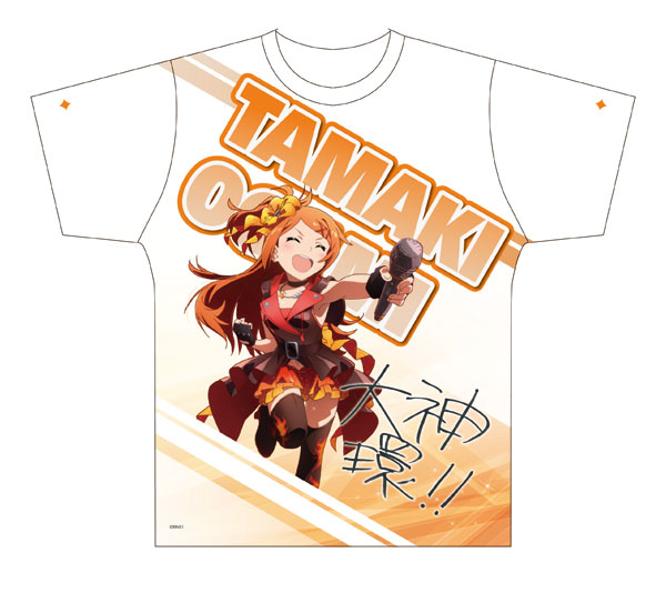 アイドルマスターミリオンライブ！ 両面フルグラフィックTシャツ 大神環 Mサイズ（再販）[ＩＶＣ]《在庫切れ》