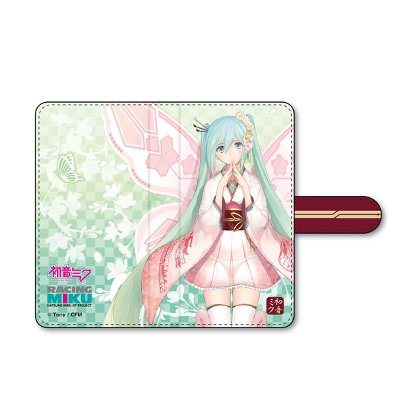 初音ミク GTプロジェクト 手帳型スマホケース レーシングミク Tony