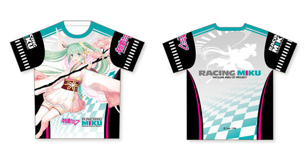 初音ミク GTプロジェクト フルグラフィックTシャツ レーシングミク