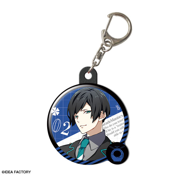 Charademaniacs ぷくっとキーホルダー デザイン02 萬城トモセ ライセンスエージェント 在庫切れ