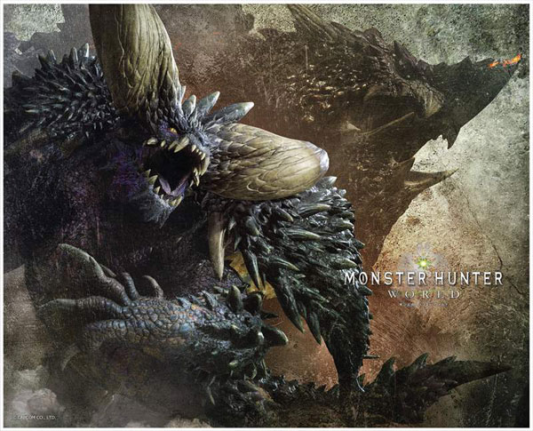 モンスターハンター：ワールド F3キャンパスアート ネルギガンテ×ゾラ