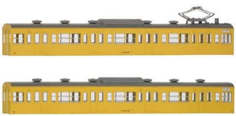 18015 国鉄(JR)103系〈低運・非ユニット窓・冷改車・カナリア〉 増結用モハ2両ボディキット[グリーンマックス]