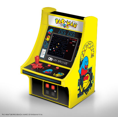 パックマン レトロゲーム マイクロ プレイヤー 7 カラー液晶