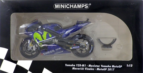 1/12 ヤマハ YZR-M1 “MOVISTAR YAMAHA モトGP” マーベリック・ビニャーレス モトGP 2017 [ミニチャンプス]《在庫切れ》