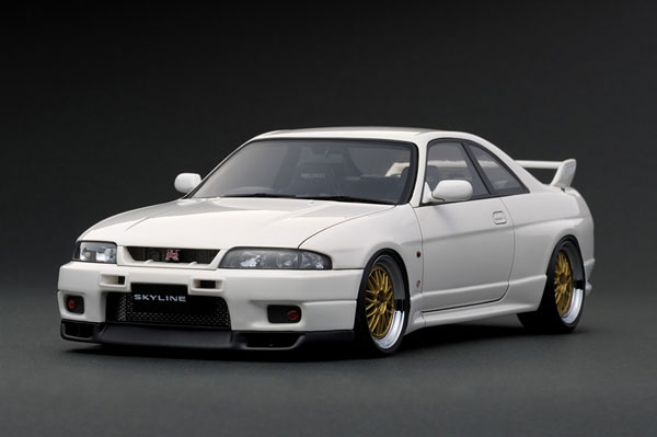 1/18 日産 スカイライン GT-R (R33) V-spec White[イグニッション