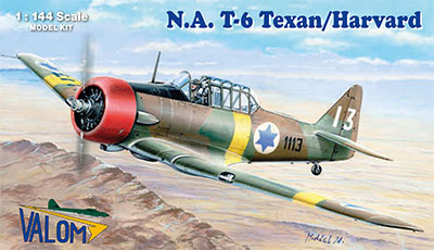 1/144 米・ノースアメリカンT6テキサン/ハーバード練習機2機セット プラモデル[バロムモデル]《在庫切れ》