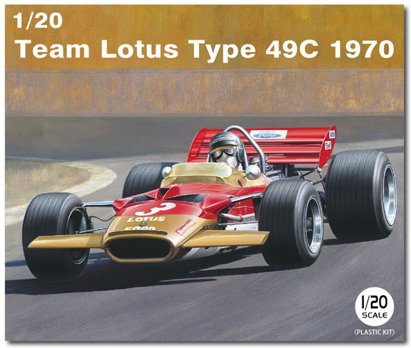 1/20 Team Lotus Type 49C 1970 プラモデル[EBBRO]《在庫切れ》