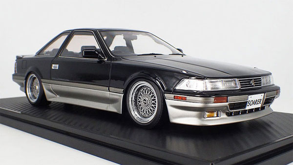 1/18 トヨタ Soarer (Z20) 2.0GT-TWIN TURBO L Black/Silver ※BB-Wheel
