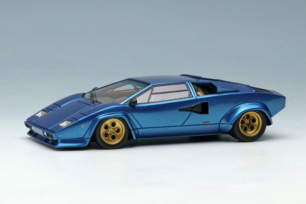 【未使用】カウンタック　ラジコン　ランボルギーニ　昭和　激レア　青　ブルー　車 1/43 ランボルギーニ カウンタック LP400S 1978 タヒチブルー