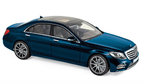 1/18 メルセデス・ベンツ Sクラス AMG-Line 2018 メタリックダーク