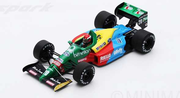 1/43 ベネトン B188 No.20 Brazil GP 1989 Johnny Herbert[スパーク]《在庫切れ》