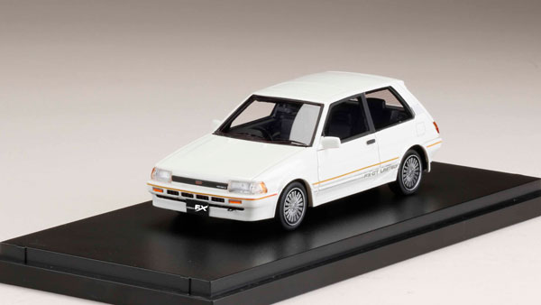 1/43 トヨタカローラFX-GT (AE82)純正オプションホイール装着車 ホワイト[MARK43]《在庫切れ》