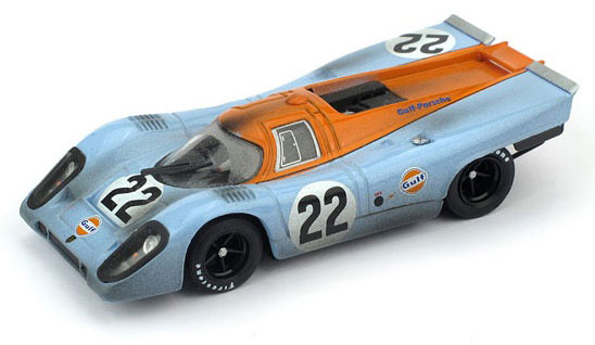 1/43 ポルシェ 917K Scuderia JWA-Gulf 1970年ルマン #22 レース後仕様 50th RACING  ANNIVERSARY パッケージ[ブルム]《在庫切れ》