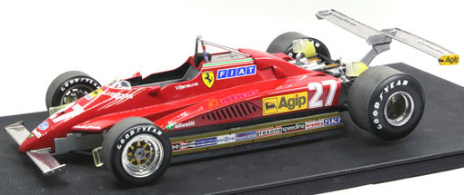 1/12 126 C2 1982 ロングビーチ ツインリヤウイング No.27 G.ビルヌーブ[TOPMARQUES]【送料無料】《在庫切れ》