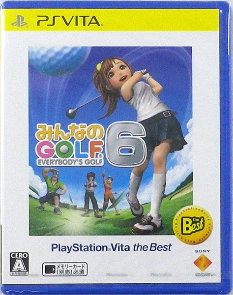 PS Vita みんなのGOLF 6 PlayStation Vita the Best[SCE]《在庫切れ》