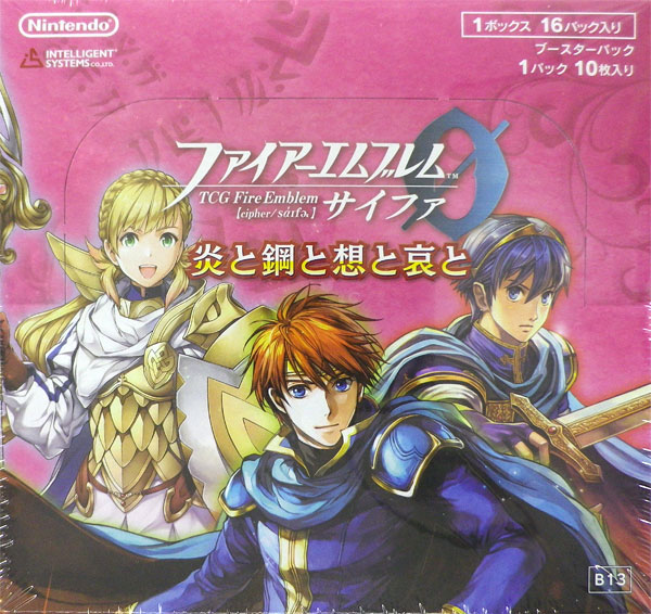 【特典】TCGファイアーエムブレム０(サイファ) ブースターパック 「炎と鋼と想と哀と」 16パック入りBOX[任天堂]《在庫切れ》