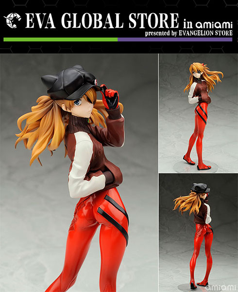 【中古】EVA GLOBAL限定復刻 ヱヴァンゲリヲン新劇場版：Q 式波・アスカ・ラングレー ジャージVer. 1/7 完成品フィギュア[アルター]