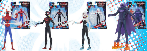 スパイダーマン：スパイダーバース ハズブロ アクションフィギュア 6インチ「ベーシック」ウェーブ1　8個入りカートン[ハズブロ]《在庫切れ》