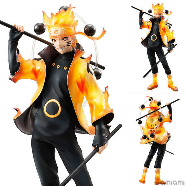 G E M シリーズ Naruto ナルト 疾風伝 うずまきナルト 六道仙人モード 完成品フィギュア