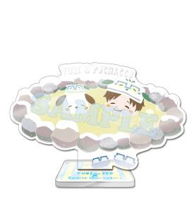 ユーリ！！！ on ICE×Sanrio characters アクリルスタンド 勇利×ポチャッコ[エイベックス]《在庫切れ》
