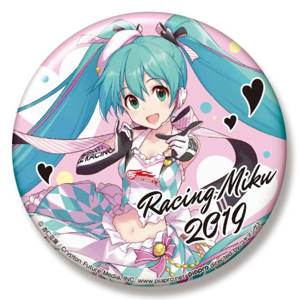 初音ミク GTプロジェクト 初音ミク レーシングVer.2019 ビッグ缶バッジ