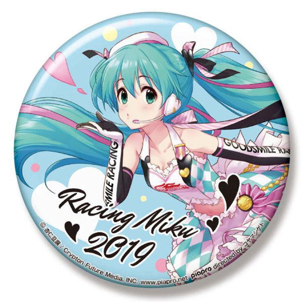 初音ミク GTプロジェクト 初音ミク レーシングVer.2019 ビッグ缶バッジ