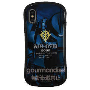 機動戦士ガンダム iPhone Xs/X 対応 ハイブリッドガラスケース グフ