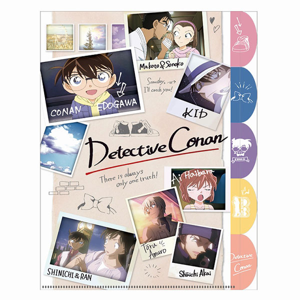 名探偵コナン ダイカット5インデックスクリアファイル 写真[クラックス
