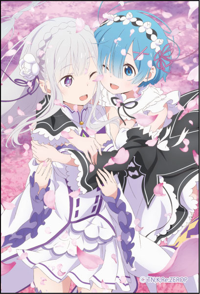 Re：ゼロから始める異世界生活 スクエアマグネット エミリア＆レム A[コンテンツシード]《在庫切れ》