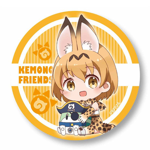 ぎゅぎゅっと缶バッチ けものフレンズ2 サーバル[ベルハウス]《在庫切れ》