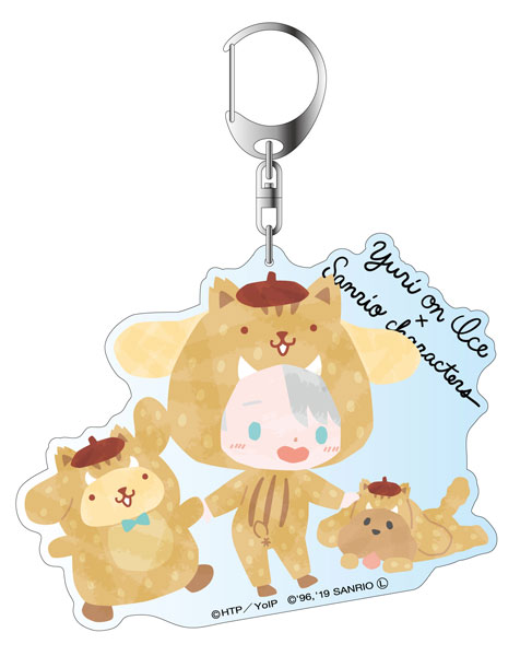 ユーリ！！！ on ICE × サンリオキャラクターズ デカキーホルダー イノシシ ver. B[コンテンツシード]《在庫切れ》
