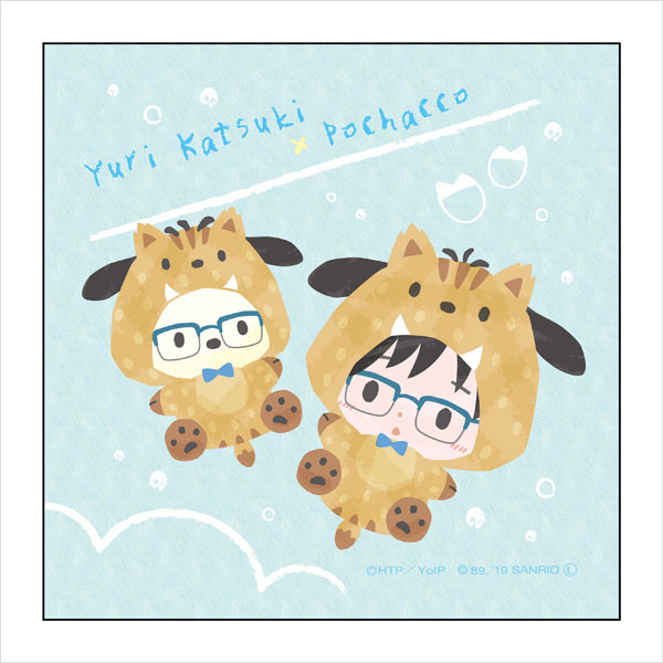 ユーリ！！！ on ICE × サンリオキャラクターズ マイクロファイバー イノシシver. B[コンテンツシード]《在庫切れ》