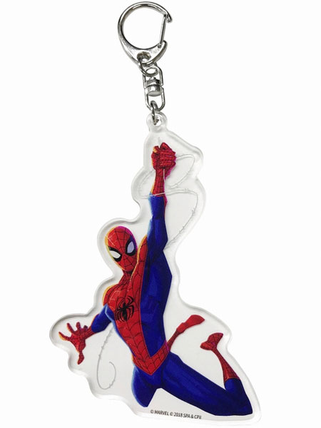 スパイダーマン スパイダーバース/ アクリルキーホルダー C スパイダーマン ピーター・パーカー[イン・ロック]《在庫切れ》