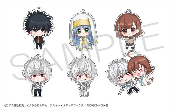 とある魔術の禁書目録III てれっこアクリルキーホルダー 6個入り