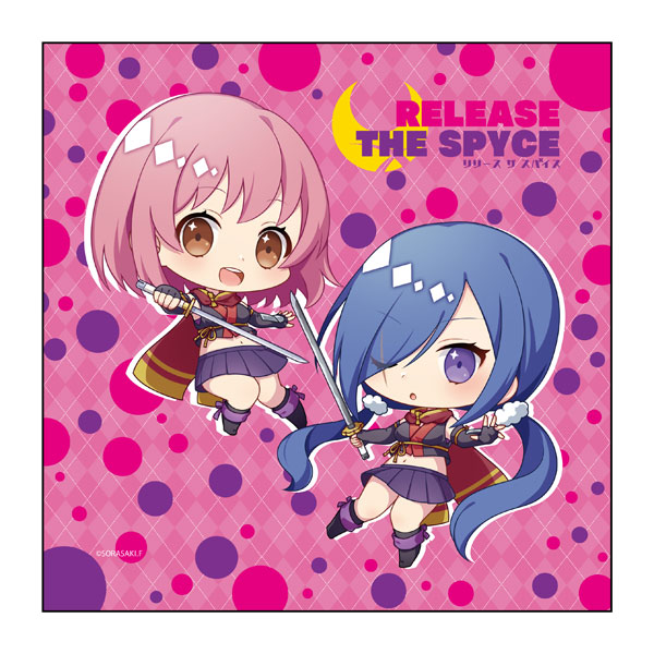 RELEASE THE SPYCE マイクロファイバー 源モモ＆半蔵門雪 デフォルメver.[コンテンツシード]《在庫切れ》