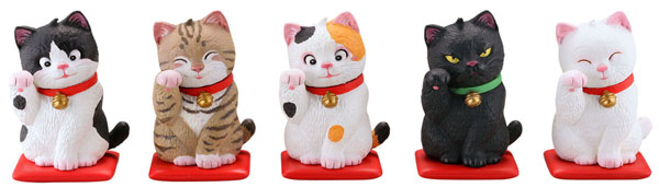 miniQ ミニチュアキューブ 佐藤邦雄の招福猫 8個入りBOX[海洋堂]《在庫切れ》