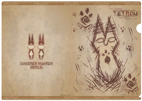 モンスターハンター：ワールド クリアファイル テトルー[カプコン]【送料無料】《在庫切れ》
