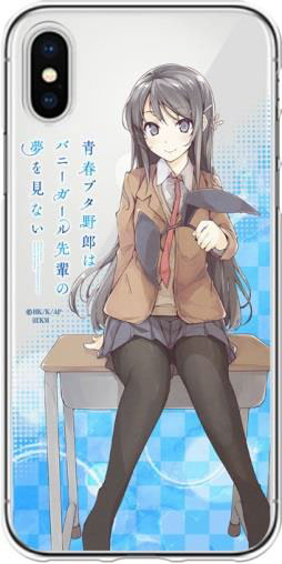 『青春ブタ野郎はバニーガール先輩の夢を見ない』 iPhoneXS/Xケース 桜島麻衣[キャラモード]《在庫切れ》