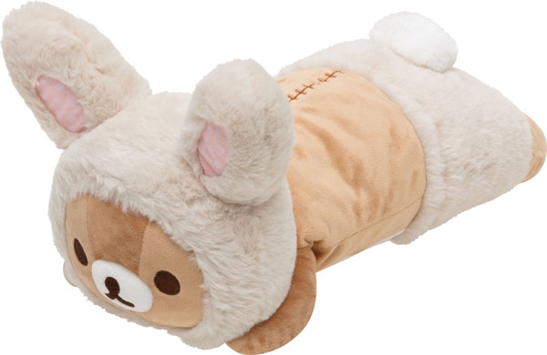 MX90601 リラックマ お花畑の小さな子うさぎ くたくた抱きぐるみ