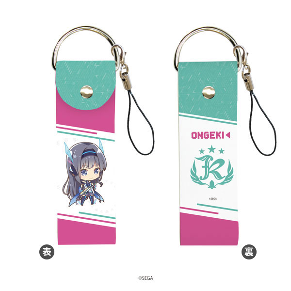 A3 オンゲキ ビッグレザーストラップ 珠洲島有栖 A3 オンゲキ ビッグ