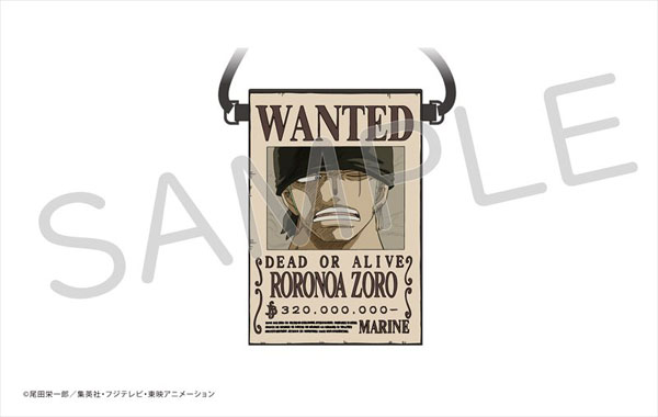 One Piece 手配書セキュリティーポーチ ゾロ オミ 在庫切れ
